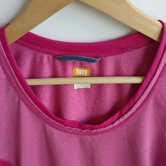 Lucy Pink Fitted Cuffed Sleeve T-Shirt - Picture 4 of 8